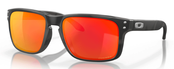 O71 OAKLEY HOLBROOK OO9102 9102E9 55 MATTE BLACK CAMO / PRIZM RUBY