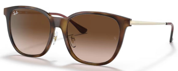 RB473 RAY-BAN RB4333D 710/13 55 LIGHT HAVANA  / BROWN GRADIENT DARK BROWN