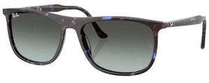 RB584 RAY-BAN RB2216 1430GK 61 HAVANA BLUE TURTLE / BLUE VINTAGE GRADIENT BLACK