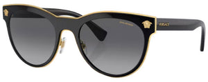 VE218 VERSACE VE2198 1002T3 54 BLACK  / LIGHT GREY GRADIENT GREY POLARIZED