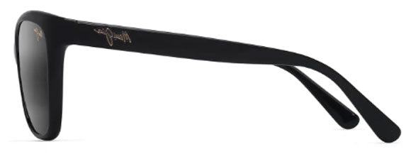 MJM218 MAUI JIM STARFISH 744-02 SHINY BLACK / NEUTRAL GREY