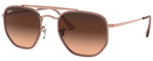 F164 RAY-BAN THE MARSHAL Ii RB3648M 9069A5 52 COPPER / PINK GRADIENT BROWN