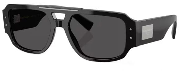 DG70 DOLCE & GABBANA DG4482 501/87 57 BLACK / DARK GREY