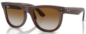 RB657 RAY-BAN WAYFARER REVERSE RBR0502S 6709CB 53 TRANSPARENT BROWN / BROWN