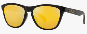 O230 OAKLEY FROGSKINS OO9245 9245C0 54 POLISHED BLACK / PRIZM 24K POLARIZED