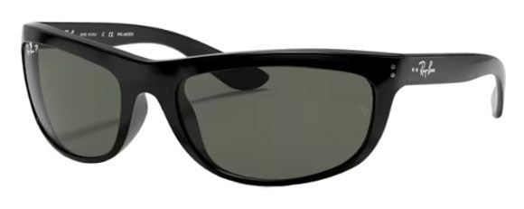 RB513 RAY-BAN BALORAMA RB4089 601/58 62 BLACK / G-15 GREEN POLARIZED