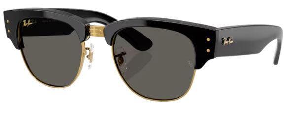 RB637 RAY-BAN MEGA CLUBMASTER RB0316S 6826J5 53 BLACK ON GOLD / ULTRA BLACK