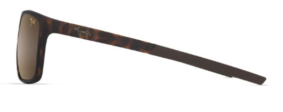 MJM214 MAUI JIM LEHOPULU H598-10 MATTE DARK HAVANA / HCL BRONZE