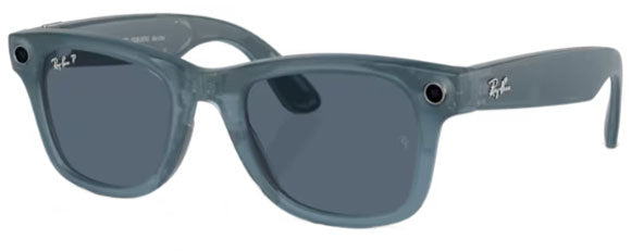RB342 RAY-BAN META WAYFARER RW4006 67552V 50 JEANS / DUSTY BLUE POLARIZED