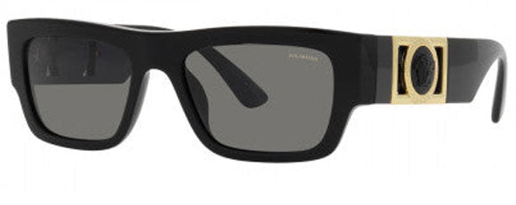 VE185 VERSACE VE4416U GB1/81 53 BLACK  DARK GRAY POLARIZED