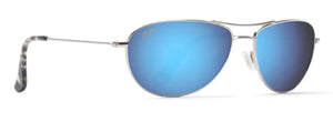 MJ79 MAUI JIM BABY BEACH B245-17 56 SILVER / BLUE HAWAII