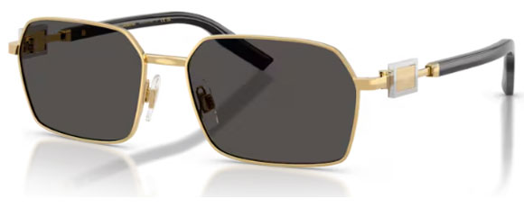DG77 DOLCE & GABBANA DG2316 02/87 56 GOLD / DARK GREY