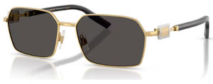 DG77 DOLCE & GABBANA DG2316 02/87 56 GOLD / DARK GREY