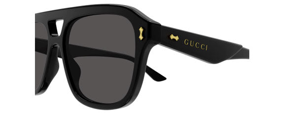 G218 GUCCI GG1263S-001 57 BLACK  / GREY