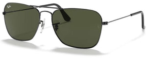RB659A RAY-BAN CARAVAN RB3136 004 58 GUNMETAL / G-15 GREEN