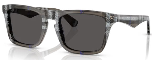 BB041 BURBERRY BE4434 414787 57 CHECK LICHEN / DARK GREY