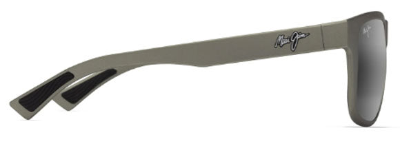 MJM183 MAUI JIM PUAKEA 670-15 MATTE GREYISH GREEN / NEUTRAL GREY
