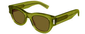 SL42 SAINT LAURENT SL 573-006 49 GREEN / BROWN
