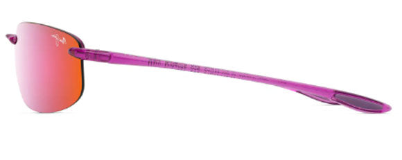 MJM187 MAUI JIM HOOKIPA P407-09 SHINY TRANSPARENT CYCLAMEN PINK / MAUI SUNRISE