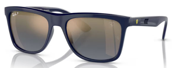 RB500 RAY-BAN RB4413M F688J0 57 BLUE / BLUE GOLD POLARIZED