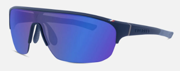 V309 VUARNET RACING 03 VU40025U0091X MATTE DARK BLUE / FLASH BLUE POLARIZED