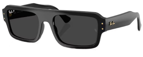 RB614 RAY-BAN LUKAS RB4454 667748 56 BLACK / BLACK POLARIZED