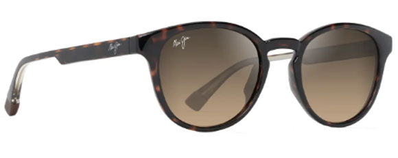 MJM107 MAUI JIM HIEHIE HS636-10 SHINY DARK HAVANA WITH TRANS YELLOW / HCL BRONZE