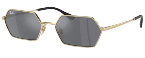 RB423 RAY-BAN YEVI RB3728 92136V 58 LIGHT GOLD / DARK GREY