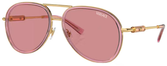 VE204 VERSACE VE2260 100284 60 PINK TRANSPARENT  / PINK