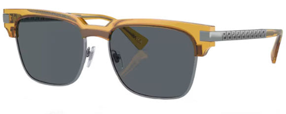 VE181 VERSACE VE4447 541280 55 TRANSPARENT YELLOW  DARK BLUE