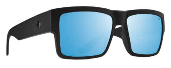 SY006 SPY CYRUS 6700000000181 58 MATTE BLACK / HAPPY BOOST BRONZE ICE BLUE SPECTRA MIRRORED POLARIZED