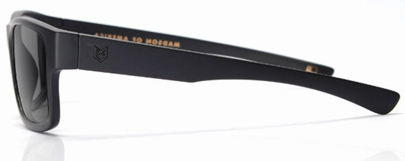 MS038 MADSON STRETCH 26-9902 BLACK ON BLACK / GREY POLARIZED