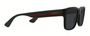 G75 GUCCI GG0340S 006 58 BLACK / MULTICOLOR / GREY
