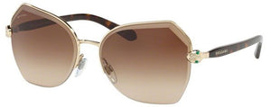 G29 BVLGARI BV6102B 278/13 59 PALE GOLD / BROWN GRADIENT
