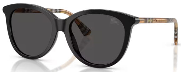 BB049 BURBERRY BE4455 416187 55 BLACK / DARK GREY