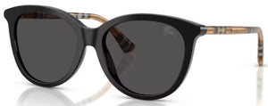 BB049 BURBERRY BE4455 416187 55 BLACK / DARK GREY