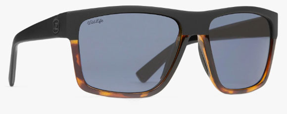 VZ152 VON ZIPPER DIPSTICK SMPF7DIP PHL BLACK HARDLINE TORTOISE / WILD SLATE GREY POLARIZED
