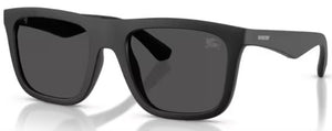 BB048 BURBERRY BE4458U 346487 55 MATTE BLACK / DARK GREY