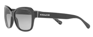 C191 COACH L1010 HC8232 551011 56 BLACK / DARK GREY GRADIENT