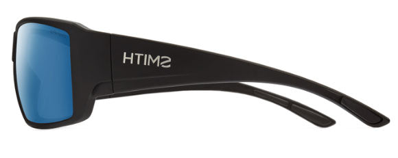 SM10 SMITH GUIDE'S CHOICE 20494700362QG MATTE BLACK  / CHROMA POP GLASS BLUE MIRRORED POLARIZED