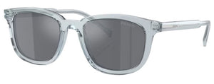 PR148 PRADA PR A21S 19T175 53 TRANSPARENT AZURE / DARK GREY FLASH SILVER