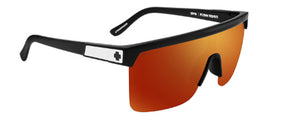 SY045 SPY FLYNN 5050 6700000000209 MATTE BLACK / HAPPY BOOST ORANGE MIRRORED POLARIZED