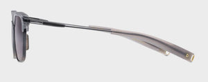 DL59 DITA DLS410-A-02-A 52 SATIN CRYSTAL  GREY - ANTIQUE SILVER  / SEA  LENS GREY POLARIZED
