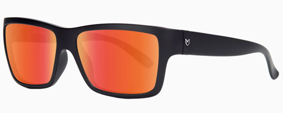 MS026 MADSON PISTON BLACK MATTE / FIRE / RED CHROME POLARIZED