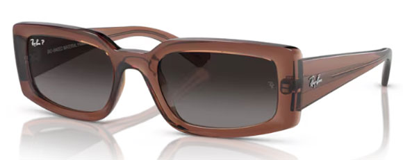 RB215 RAY-BAN KILIANE RB4395 6678T3 54 TRANSPARENT BROWN  GRAY POLRIZED