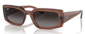 RB215 RAY-BAN KILIANE RB4395 6678T3 54 TRANSPARENT BROWN  GRAY POLRIZED