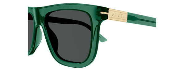 G244 GUCCI GG1502S-003 54 GREEN / GRAY