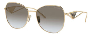 PR165 PRADA PR 57YS ZVN0A7 57 PALE GOLD / GREY GRADIENT