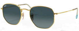 E54 RAY-BAN HEXAGONAL  RB3548N 91233M 54 GOLD / BLUE
