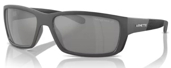 N86 ARNETTE FRAMBUESA AN4336 2870Z3 61 MEDIUM GREY MATTE BLACK SHINY / GREY MIRROR SILVER POLARIZED